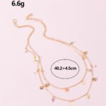 Collar delicado 2 capas - Imagen 2