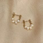 Pendientes de perlas tipo candado - Imagen 5