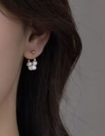 Pendientes de perlas tipo candado - Imagen 2