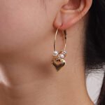 Mini arracadas corazón - Imagen 5