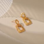 Aretes diseño geométrico - Imagen 3