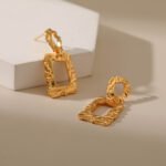 Aretes diseño geométrico - Imagen 2