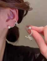 Pendientes de cristales con perla - Imagen 2