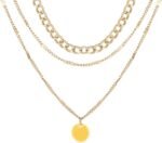 Collar Multicapa Con Etiqueta Redonda - Imagen 4