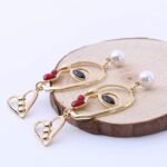 Aretes Diseño Rostro - Imagen 2