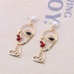 Aretes Diseño Rostro - Imagen 3