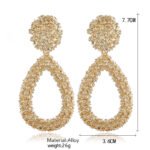 Aretes colgantes libres de cadmio Delia - Imagen 2