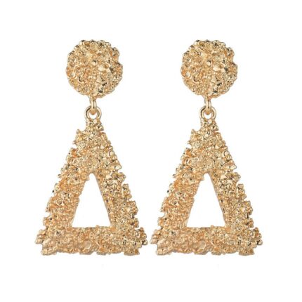 Aretes colgantes con aleacion de zinc Gaia