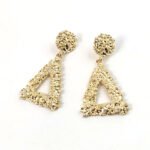 Aretes colgantes con aleacion de zinc Gaia - Imagen 2