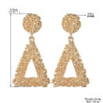 Aretes colgantes con aleacion de zinc Gaia - Imagen 3