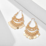 Arete con aleacion de zinc Ianthe - Imagen 3