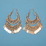 Arete con aleacion de zinc Ianthe - Imagen 5