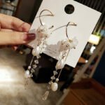 Aretes colgantes de patron geometrico Oceania - Imagen 3