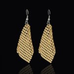 Aretes colgantes con aleacion de zinc Charis - Imagen 4