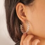 Arete de boton con aleacion de zinc Eirene - Imagen 2
