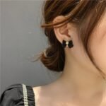 Arete enjoyado con aleacion de zinc Elena - Imagen 7