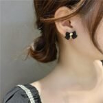 Arete enjoyado con aleacion de zinc Elena - Imagen 9