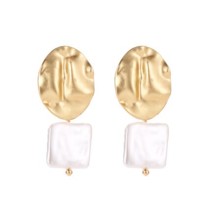 Aretes colgantes con aleacion de zinc Drosia