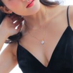 Collar de cristal con perlas Elpis - Imagen 8