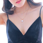Collar de cristal con perlas Elpis - Imagen 7