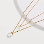 Collar de cristal con perlas Elpis - Imagen 5