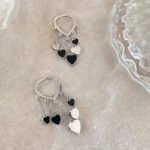 Aretes colgantes con aleacion de zinc Stalaktis - Imagen 3