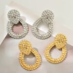 Aretes colgantes con aleacion de zinc Anatole