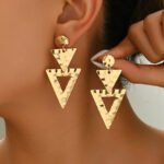 Aretes colgantes triangulares Hydor - Imagen 5