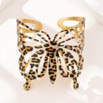 Brazalete de mariposa con aleacion de zinc Selene