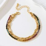 Brazalete con aleacion de zinc Hera