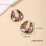 Aretes colgantes con aleacion de zinc Anfitrite - Imagen 4