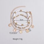Brazalete enjoyado con aleacion de zinc Maia - Imagen 4
