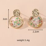 Aretes de gel con aleacion de zinc Cirene - Imagen 5