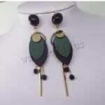 Aretes estilo coreano libres de cadmio Anthea - Imagen 3