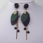 Aretes estilo coreano libres de cadmio Anthea